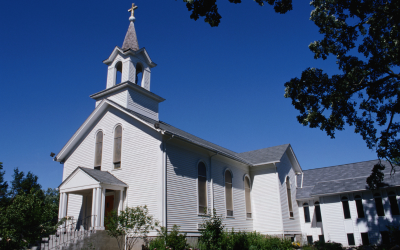 attending church